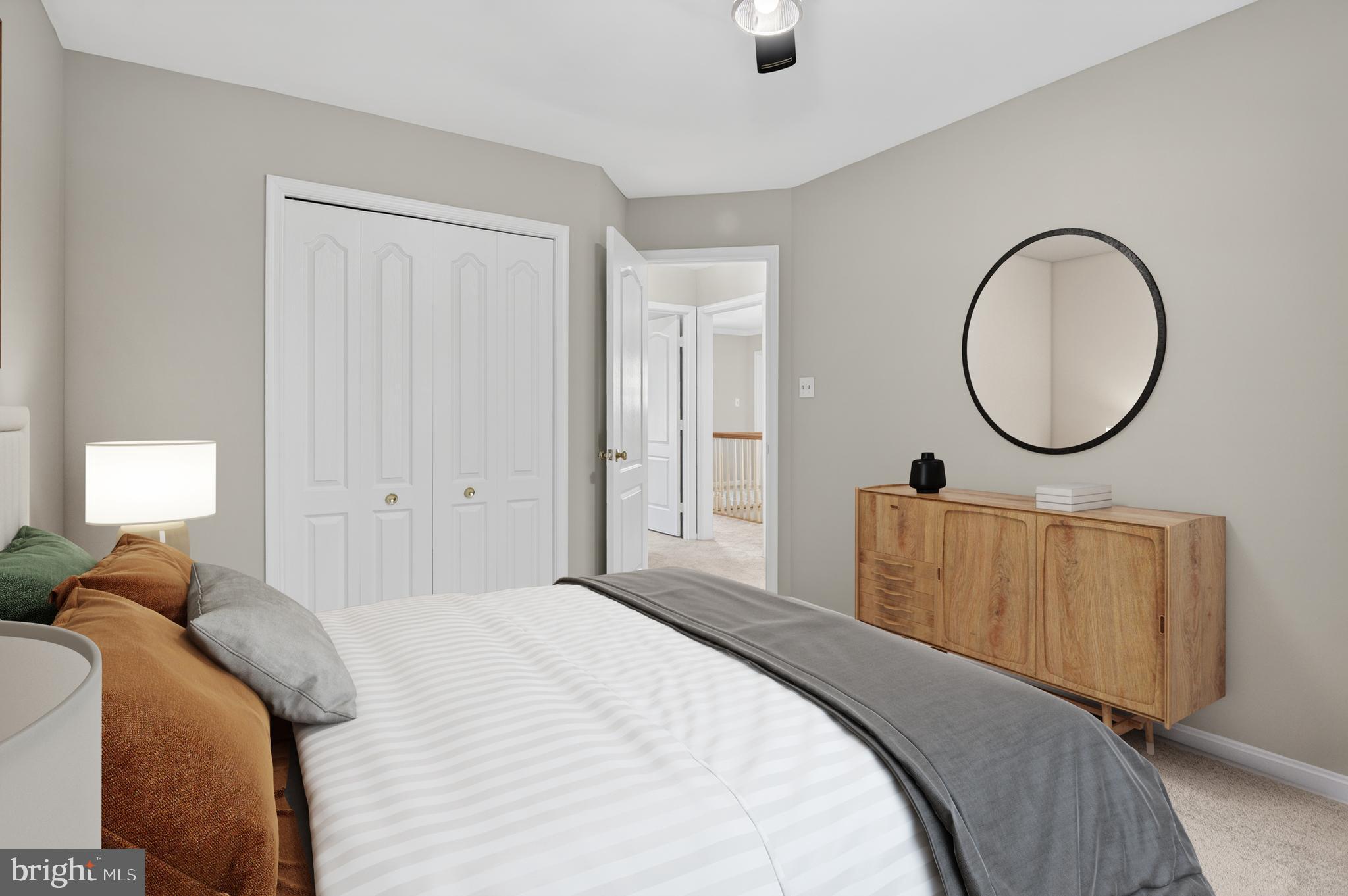 11601 Letterman Way Gaithersburg, MD 20878 - Photo 26 of 53 a bedroom with a bed and a chandelier