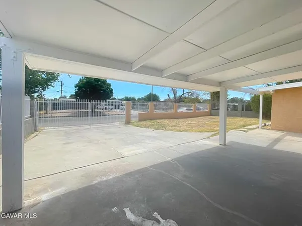 a view of a porch