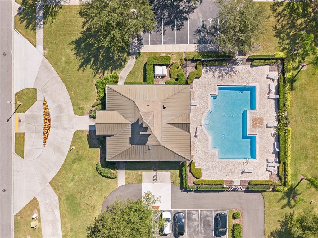 7819 Hardenton Street Windermere, FL 34786 - Photo 44 of 48 an aerial view of residential houses with outdoor space and swimming pool