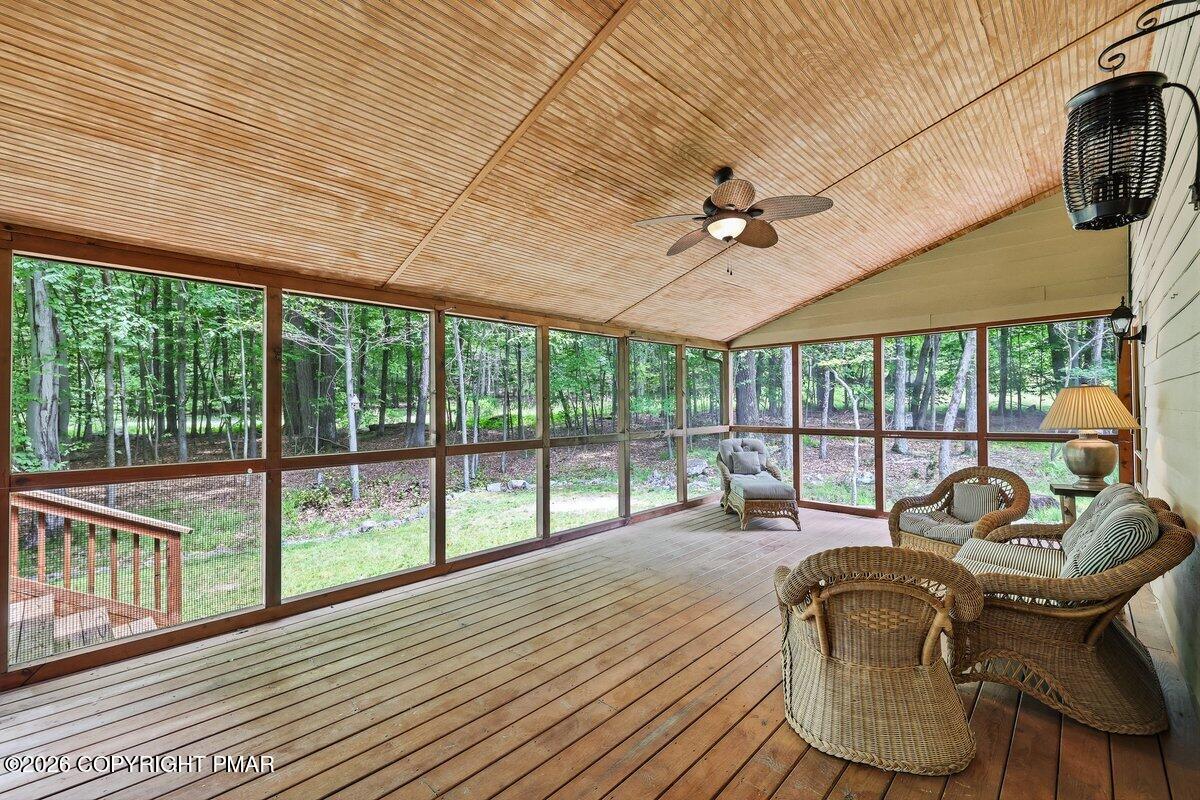 128 Creekside Road Canadensis, PA 18325 - Photo 17 of 68 Screened porch