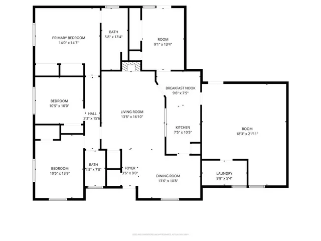 a picture of a floor plan
