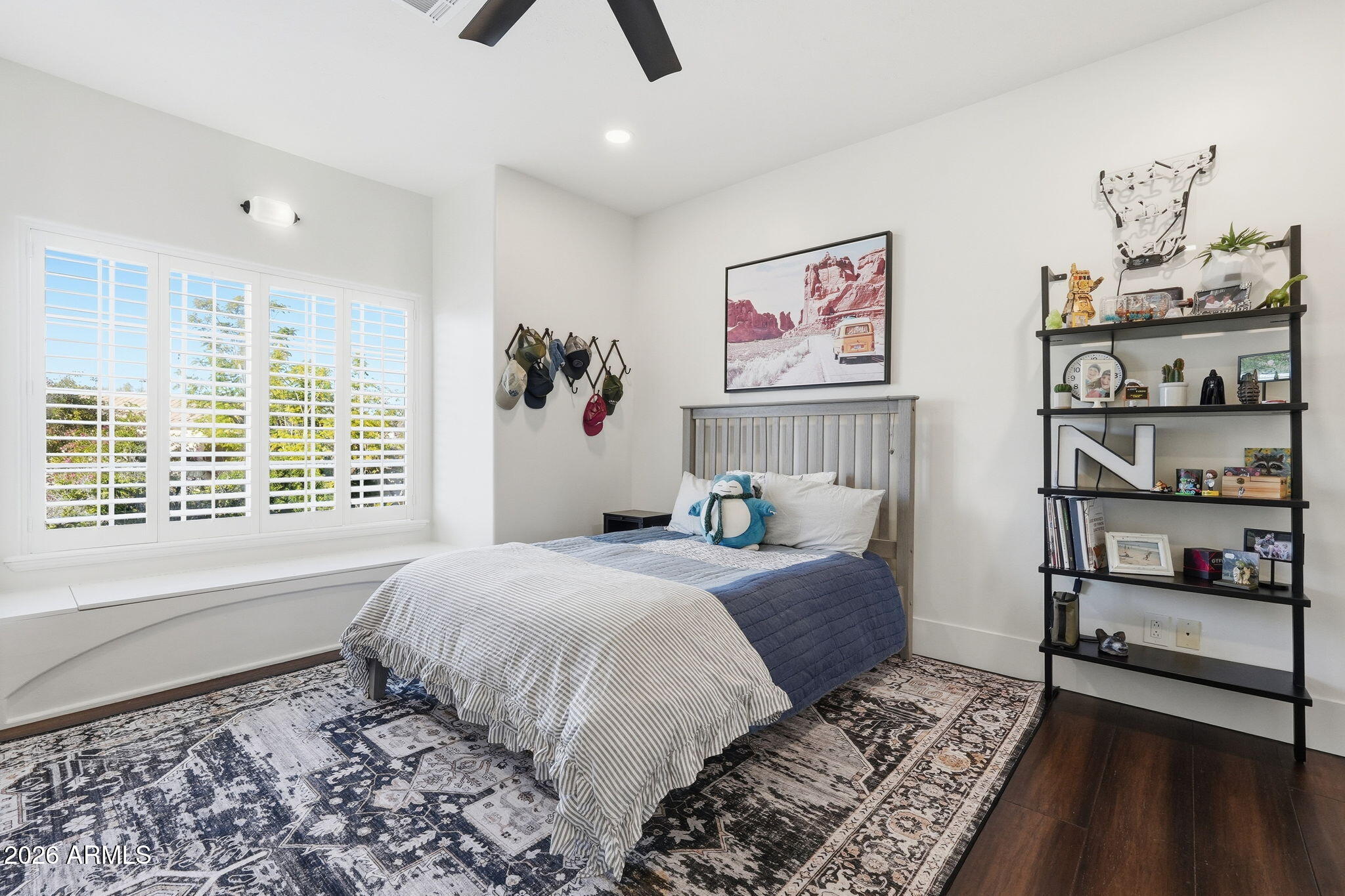 4222 East McLellan Road, Unit 15 Mesa, AZ 85205 - Photo 45 of 86 a bedroom with a bed furniture and a window
