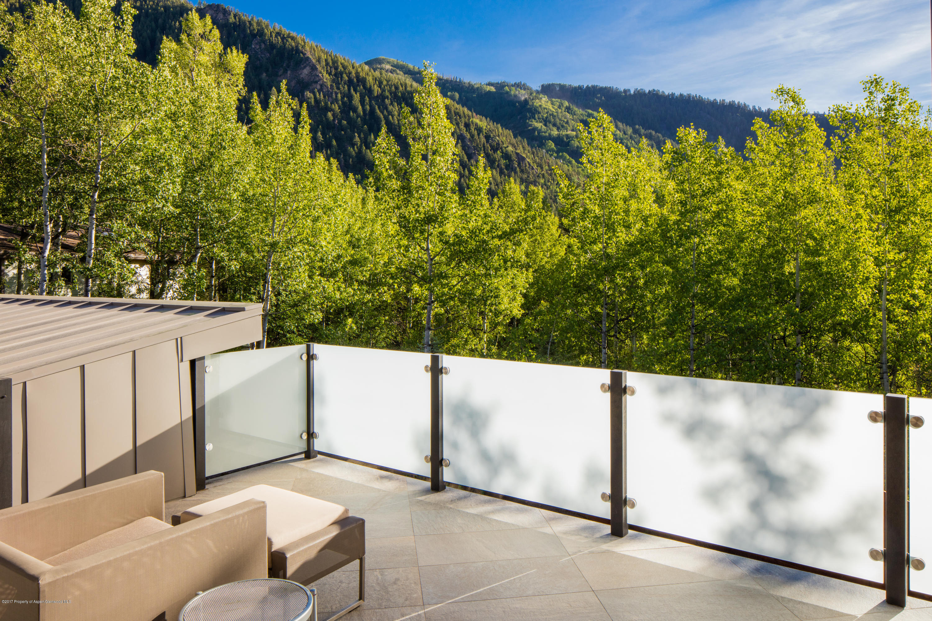 1195 Riverside Drive Aspen, CO 81611 - Photo 16 of 19 a view of a back yard from a balcony