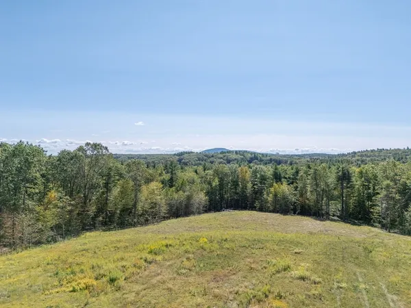 a view of a field with a yard