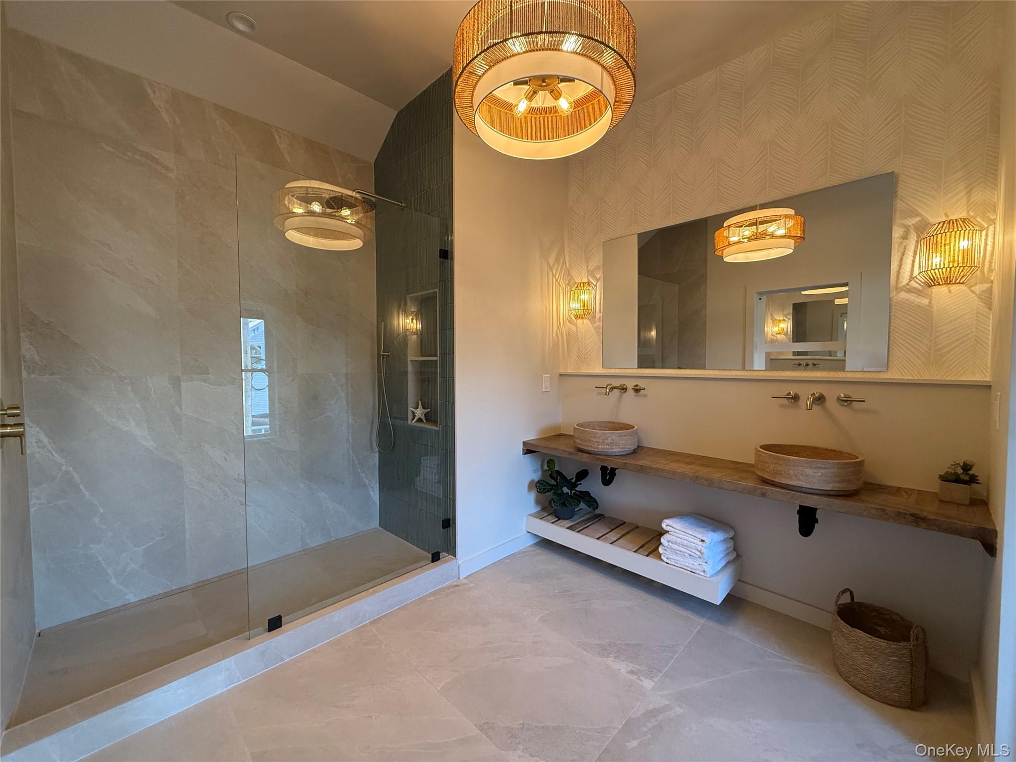 39 Falconer Street Beacon, NY 12508 - Photo 24 of 49 a bathroom with a sink and a mirror