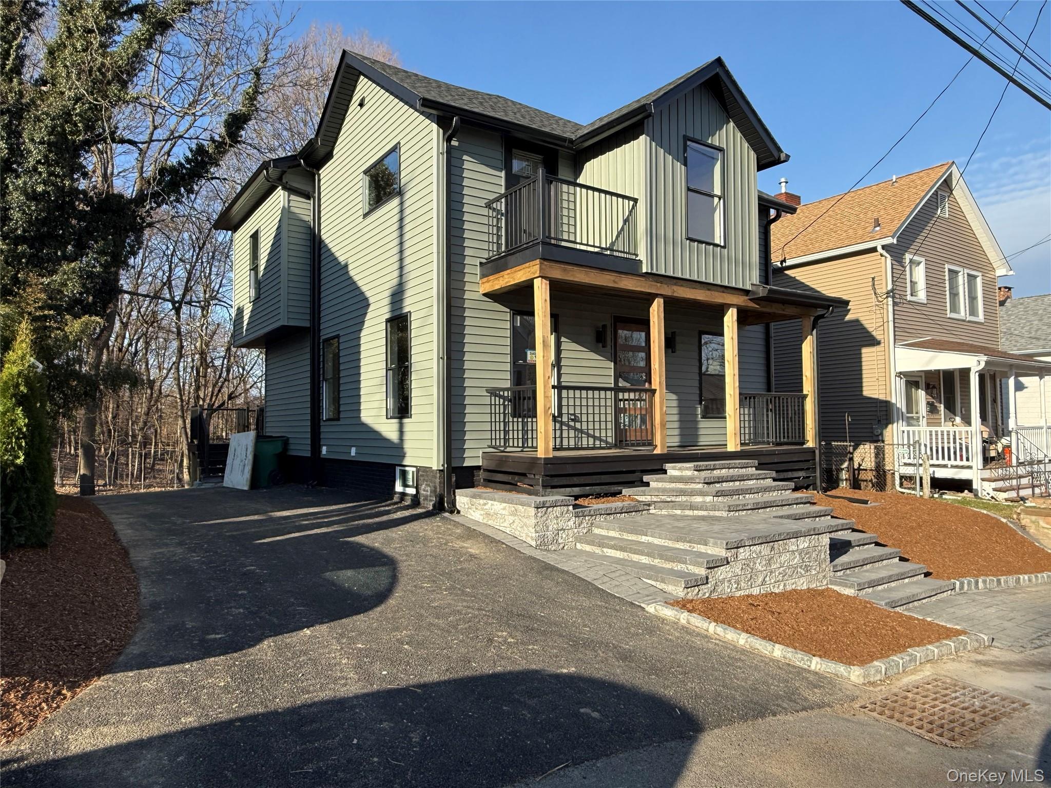 39 Falconer Street Beacon, NY 12508 - Photo 45 of 49 a front view of a house with a yard