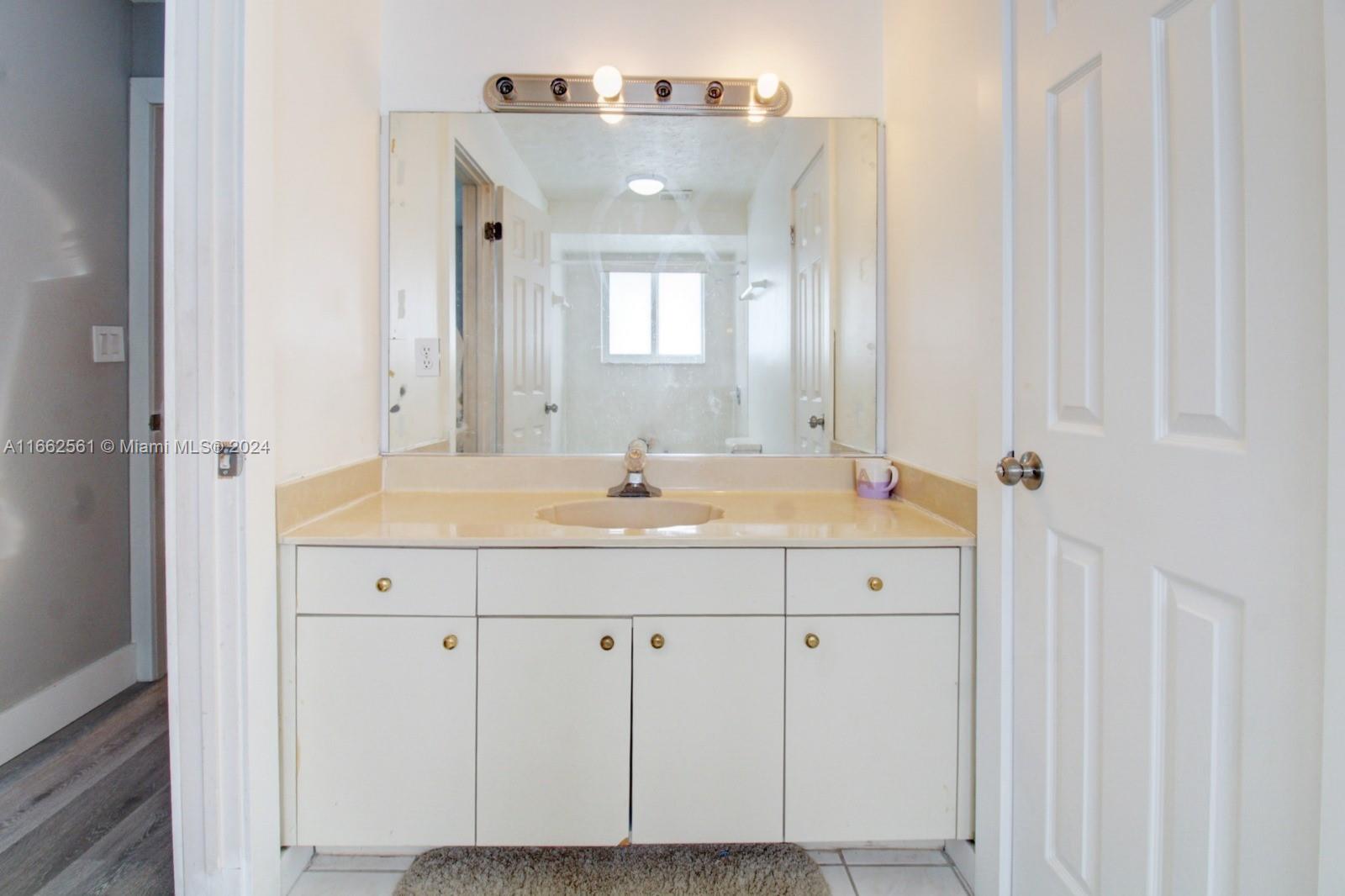 13505 Southwest 119th Street Miami, FL 33186 - Photo 15 of 25 a bathroom with a sink vanity and a mirror