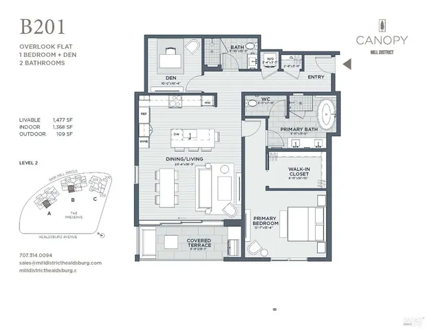 $1,950,000 | 151 Sawmill Circle, Unit 201, Healdsburg, CA 95448