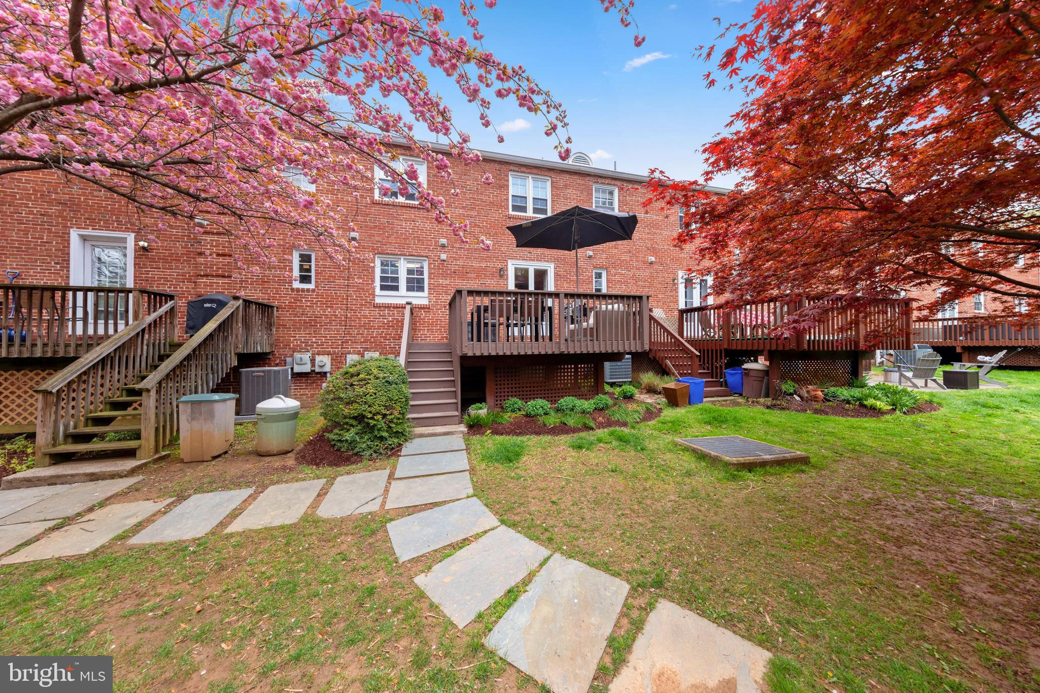 6671 Fairfax Road, Unit 90 Chevy Chase, MD 20815 - Photo 27 of 29 Large green space backing up to Deck