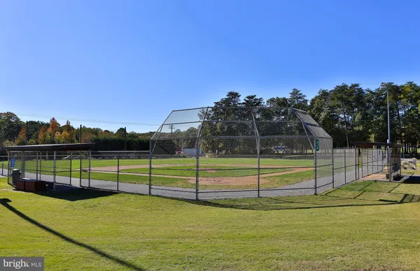 a view of a yard with a lake view