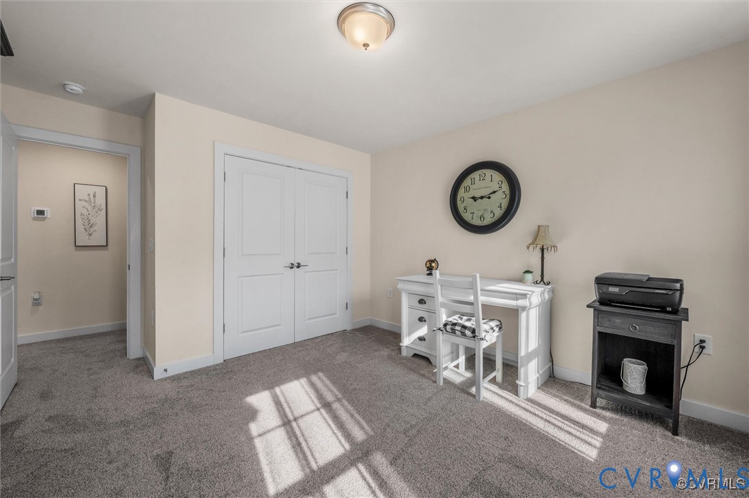 12576 Petrel Crossing Midlothian, VA 23112 - Photo 23 of 30 Office with light colored carpet and baseboards