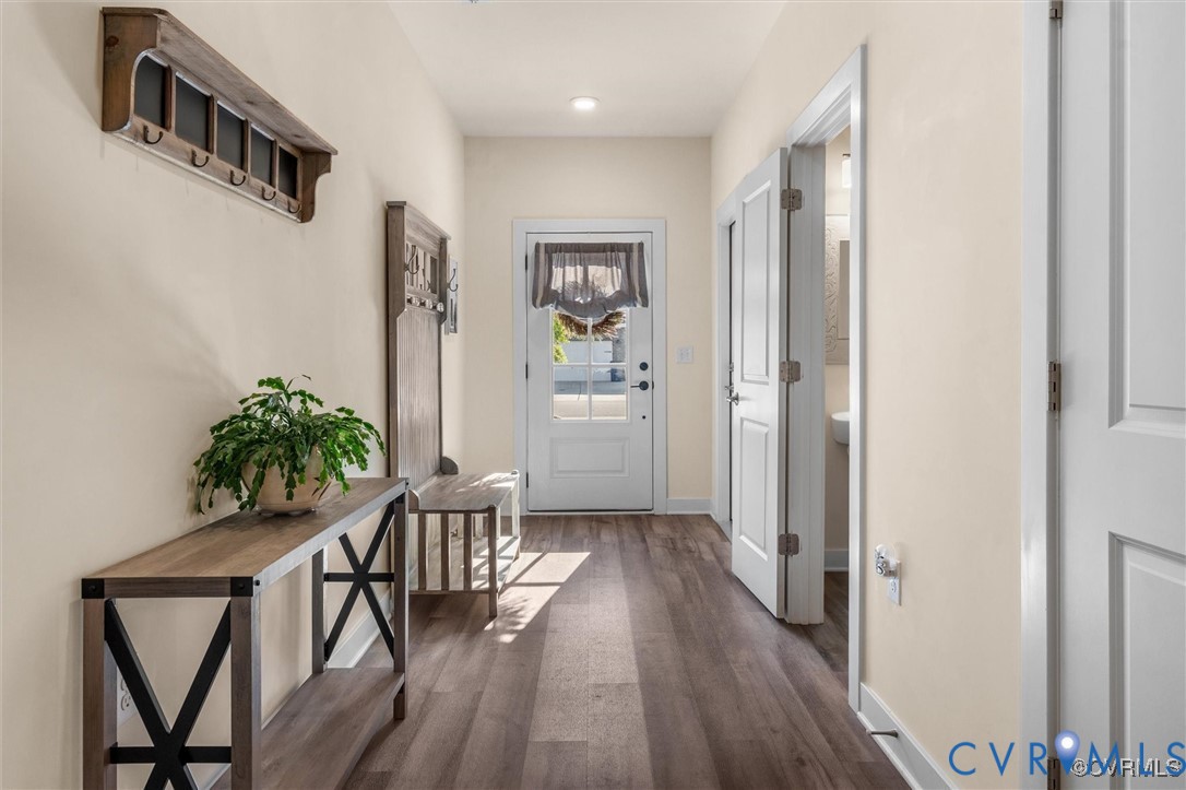12576 Petrel Crossing Midlothian, VA 23112 - Photo 3 of 30 Doorway with wood finished floors and baseboards