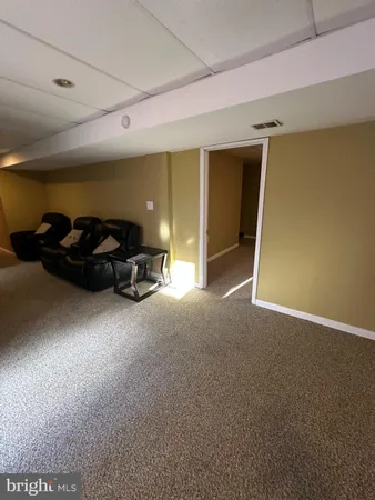 a room with gym equipment