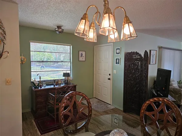 a room with musical instruments