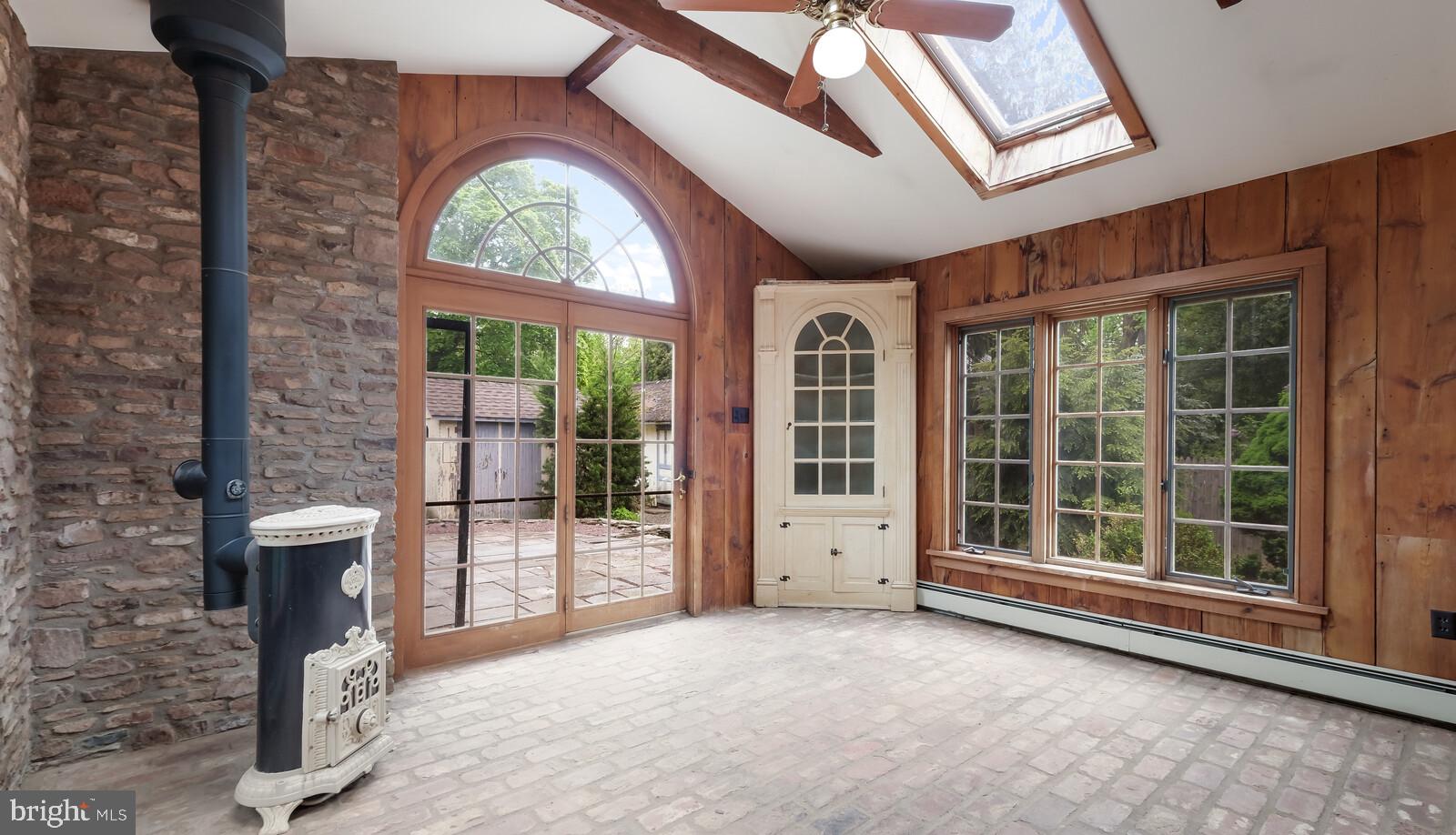 805 Township Line Road Newtown, PA 18940 - Photo 12 of 40 Sunroom with Cathedral Ceiling & Skylights