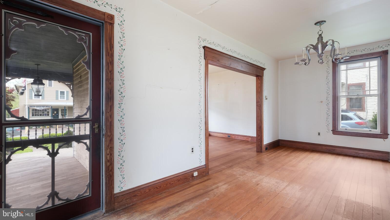 805 Township Line Road Newtown, PA 18940 - Photo 15 of 40 Dining Room & Door to Side Porch