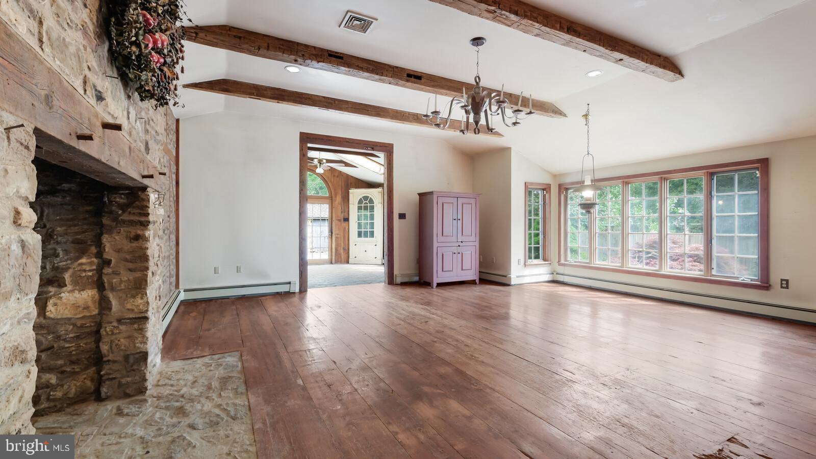 805 Township Line Road Newtown, PA 18940 - Photo 5 of 40 Family Room with 10' Beamed Ceiling