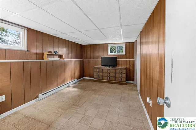 a view of an empty room and closet