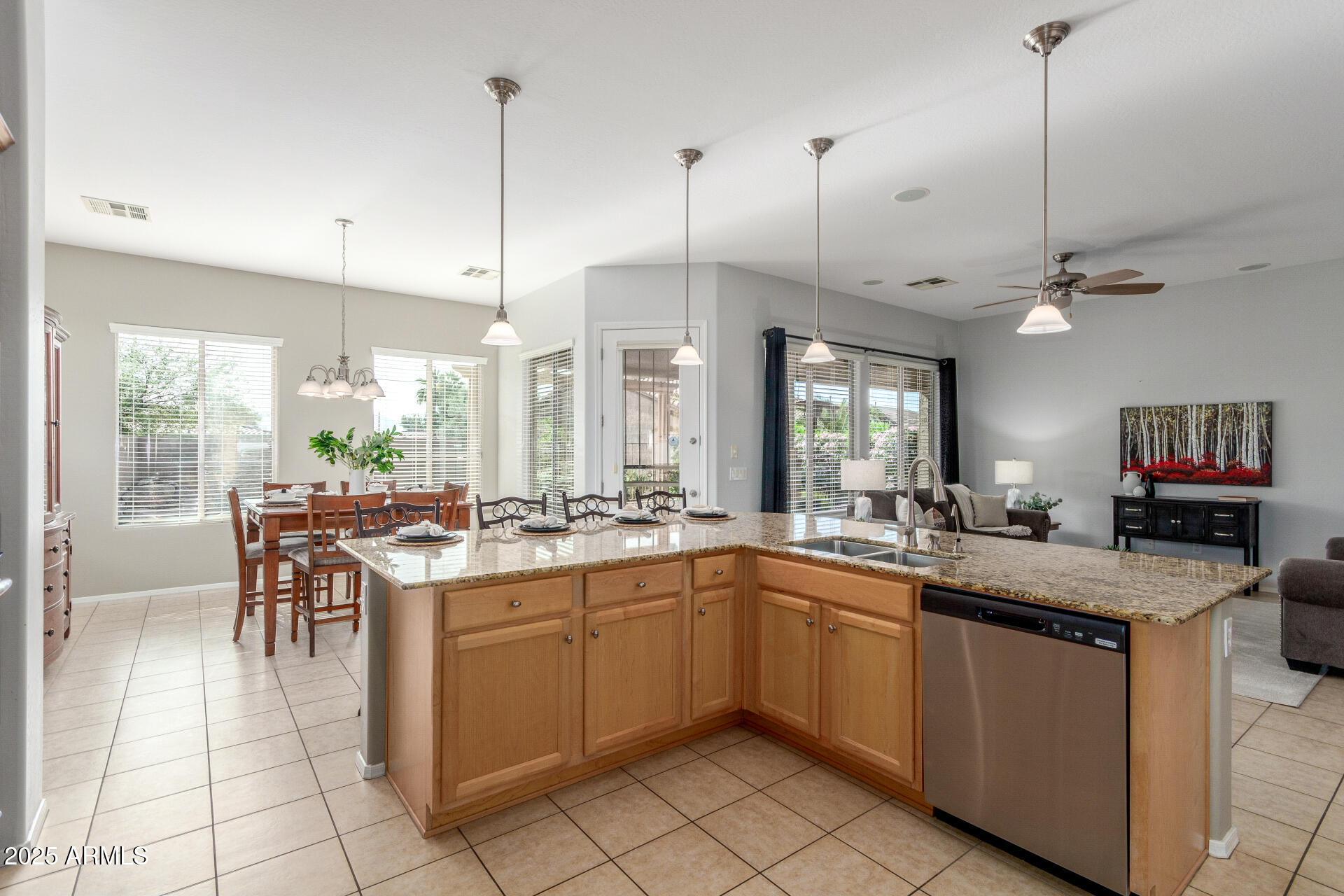 4553 East Narrowleaf Drive Gilbert, AZ 85298 - Photo 10 of 60 a kitchen with lots of counter top space