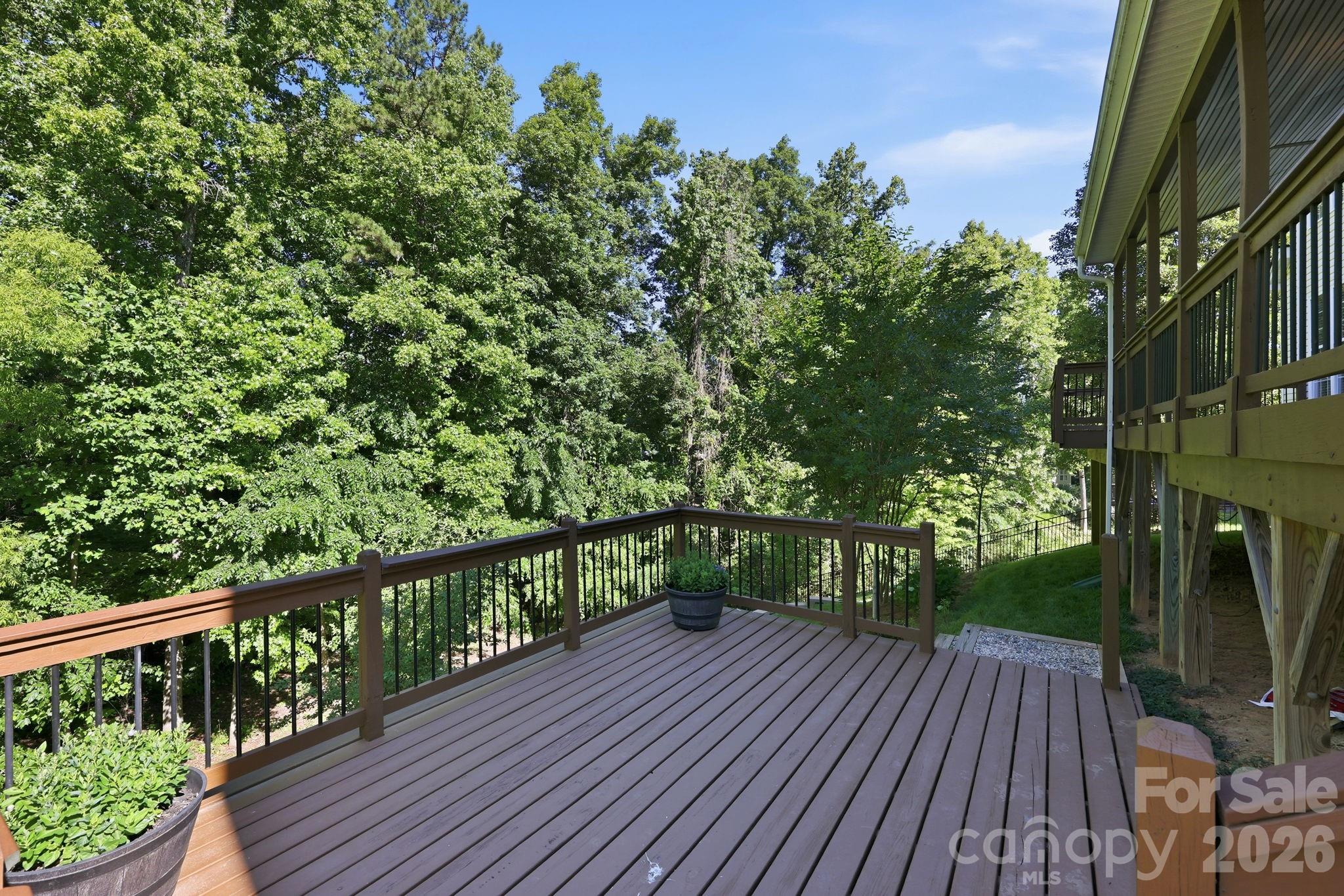 3308 Grandeur Road Charlotte, NC 28269 - Photo 37 of 45 a view of balcony with wooden floor and outdoor space