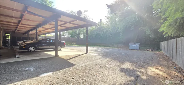 a view of a porch