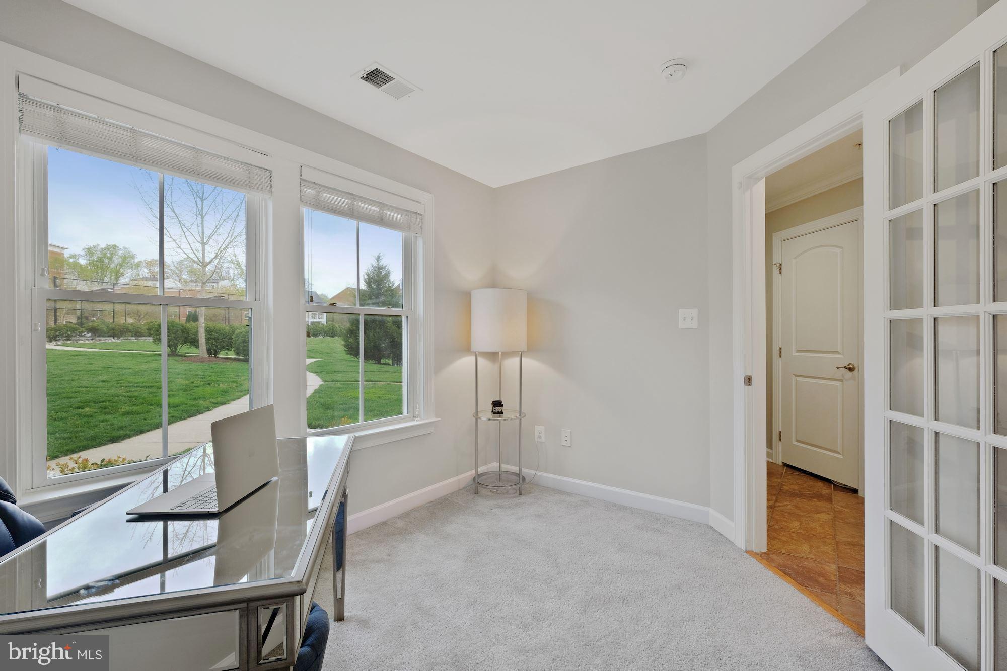 534 Rudbeckia Place Gaithersburg, MD 20878 - Photo 23 of 34 Home Office Has Glass Door