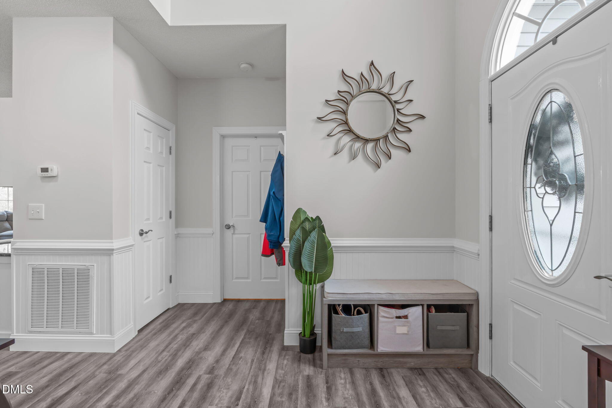 2501 Springfield Park Drive Raleigh, NC 27614 - Photo 9 of 44 a view of entryway with wooden floor