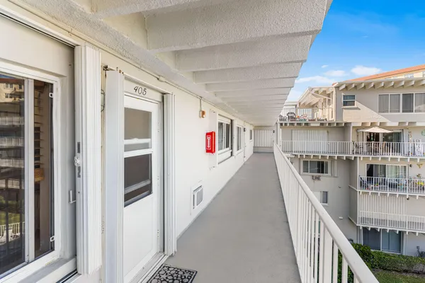 a view of balcony and deck