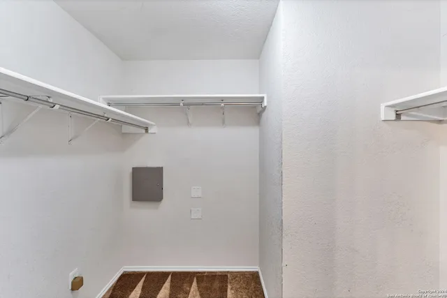 a view of a walk in closet