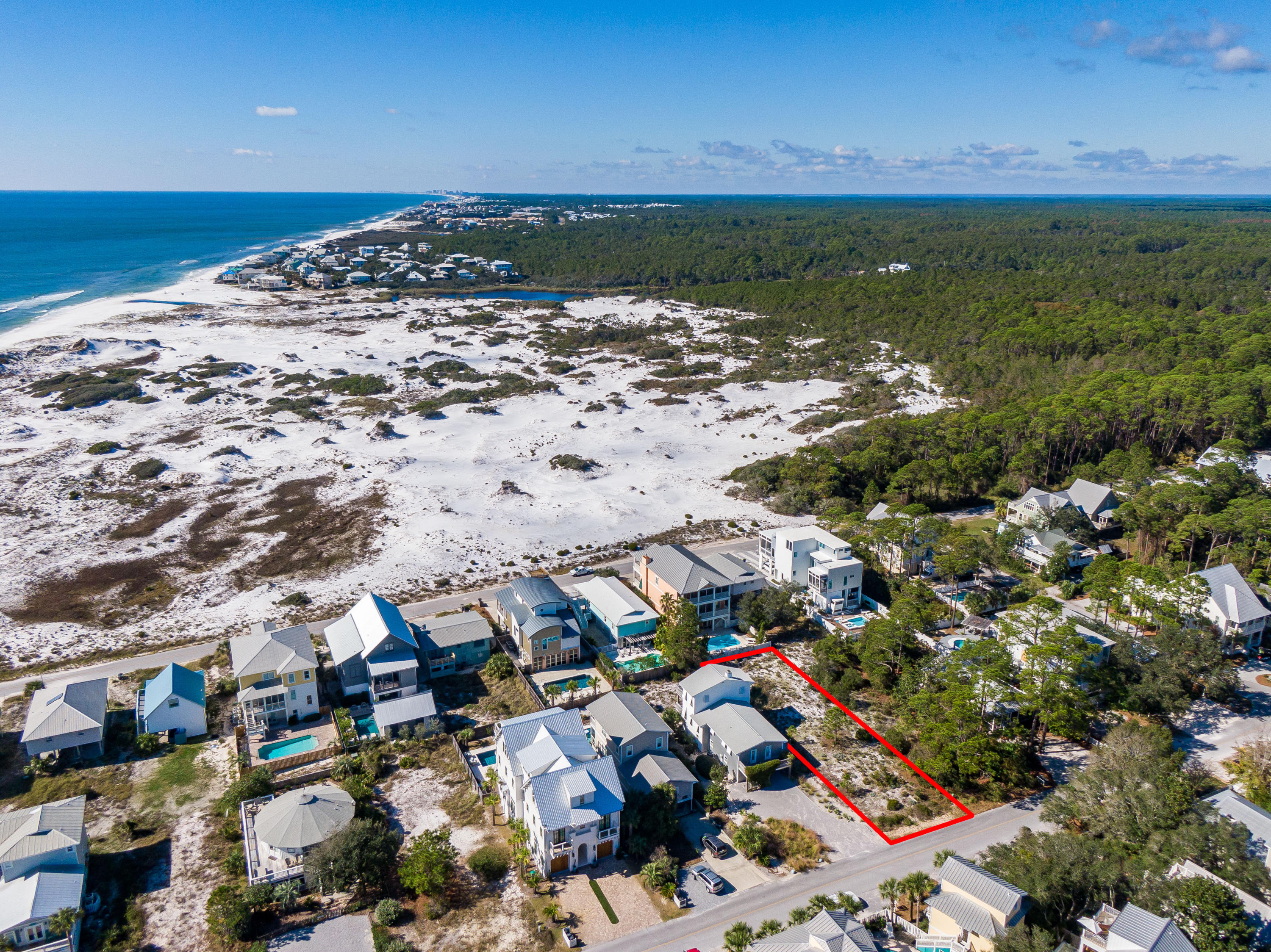 176 Magnolia Street Santa Rosa Beach, FL 32459 - Photo 12 of 20 a view of city and ocean