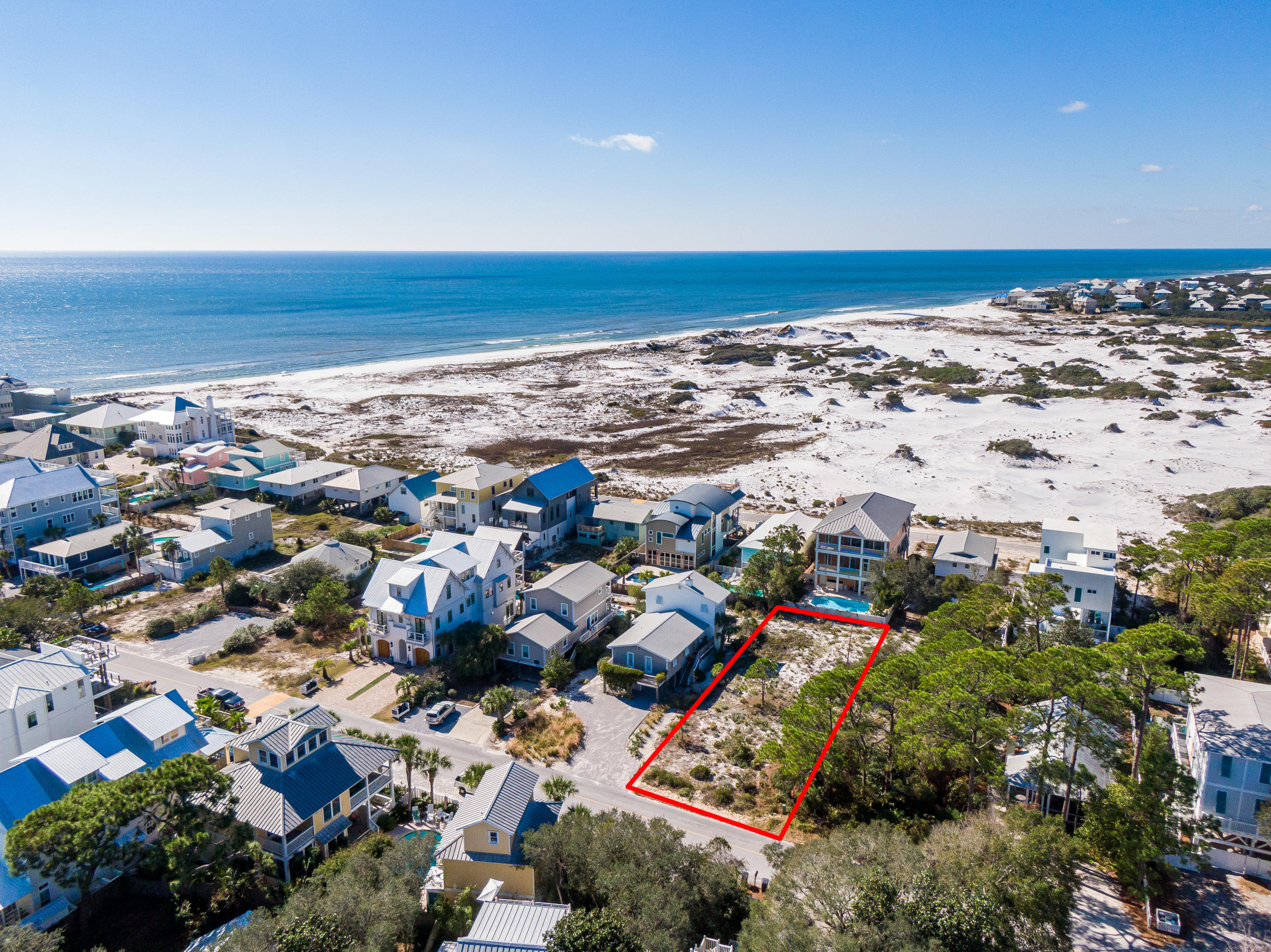 176 Magnolia Street Santa Rosa Beach, FL 32459 - Photo 13 of 20 an aerial view of multiple house