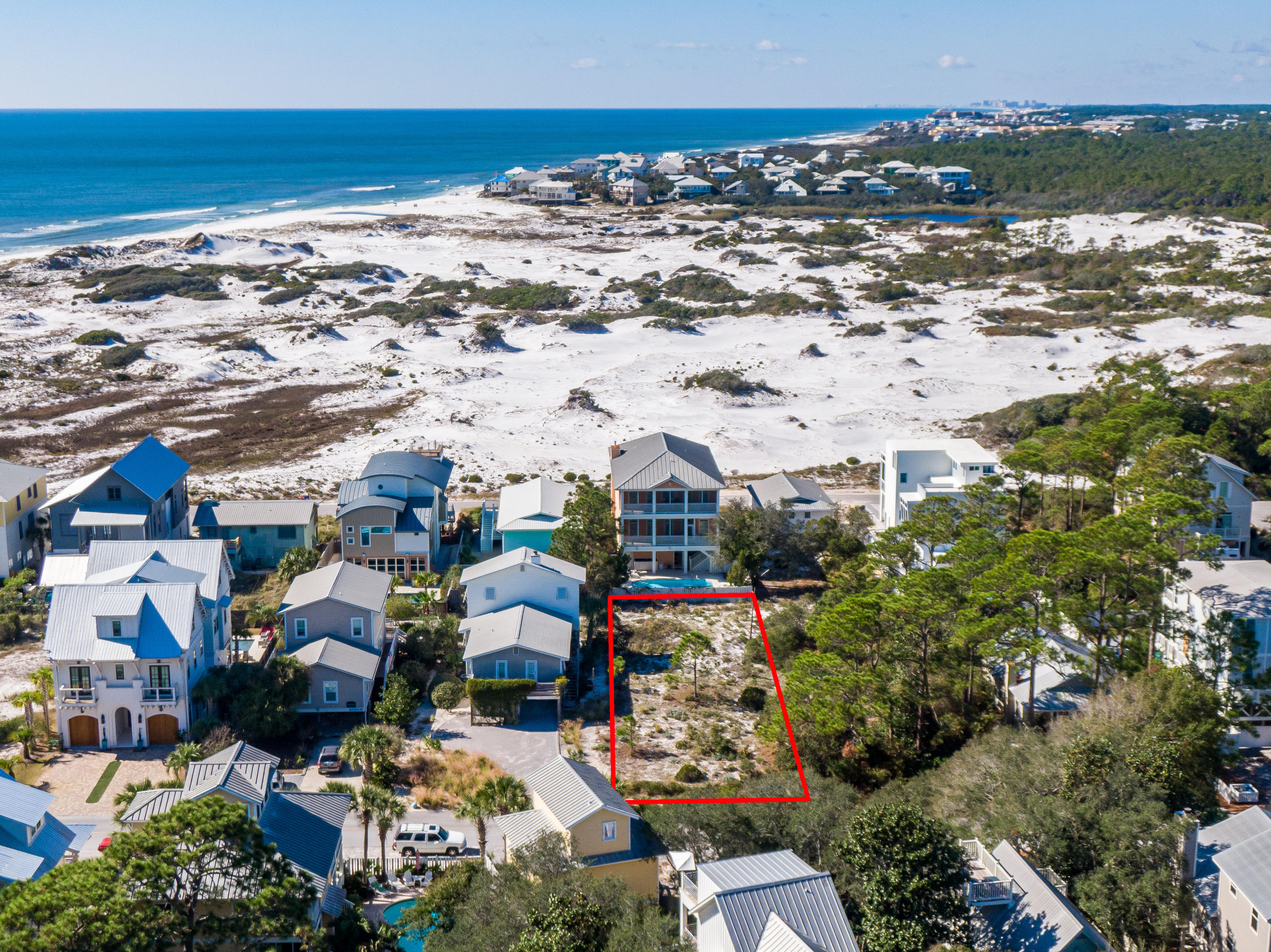 176 Magnolia Street Santa Rosa Beach, FL 32459 - Photo 5 of 20 a view of city and ocean