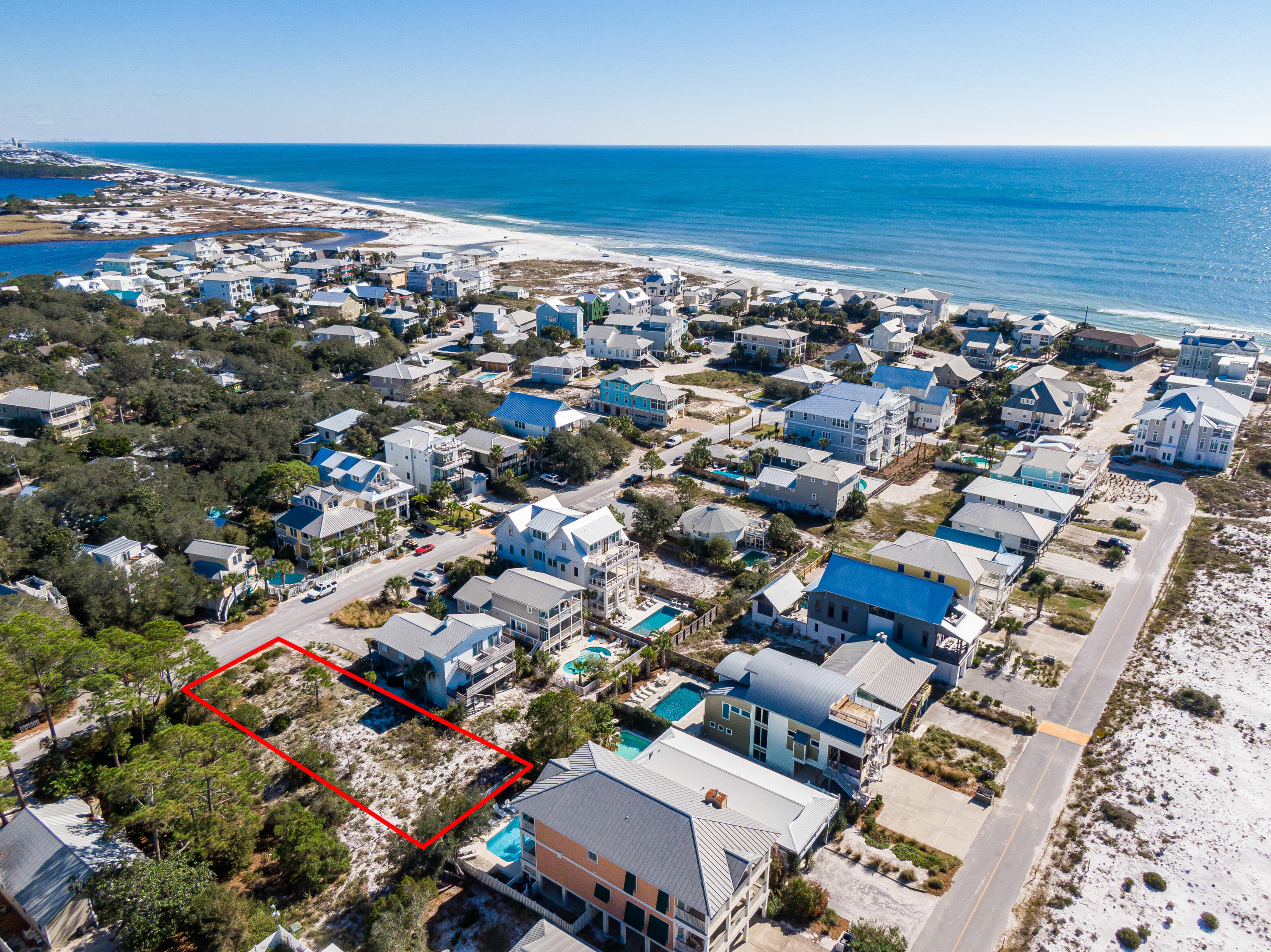 176 Magnolia Street Santa Rosa Beach, FL 32459 - Photo 7 of 20 an aerial view of a city