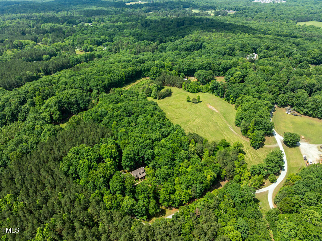 2853 Franklin Road Hillsborough, NC 27278 - Photo 3 of 18 an aerial view of a garden with houses