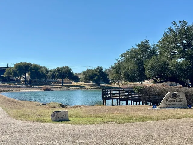 a view of a swimming pool and lake view