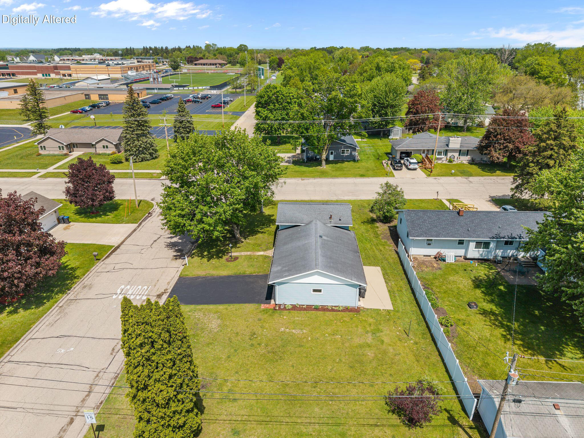 274 Greeley Street Berlin, WI 54923 - Photo 40 of 44 Side Aerial View