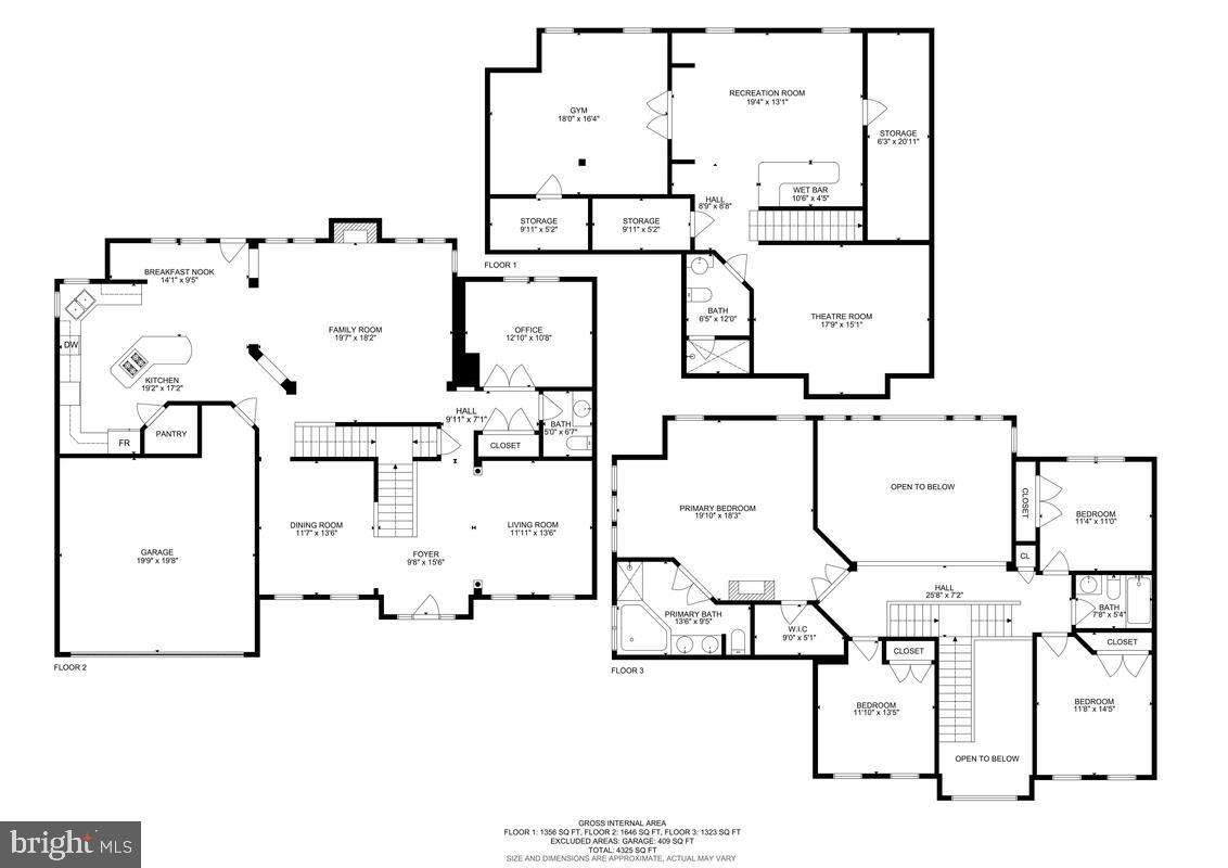 1548 Shellford Lane Accokeek, MD 20607 - Photo 50 of 50 Floor Plan - All Levels