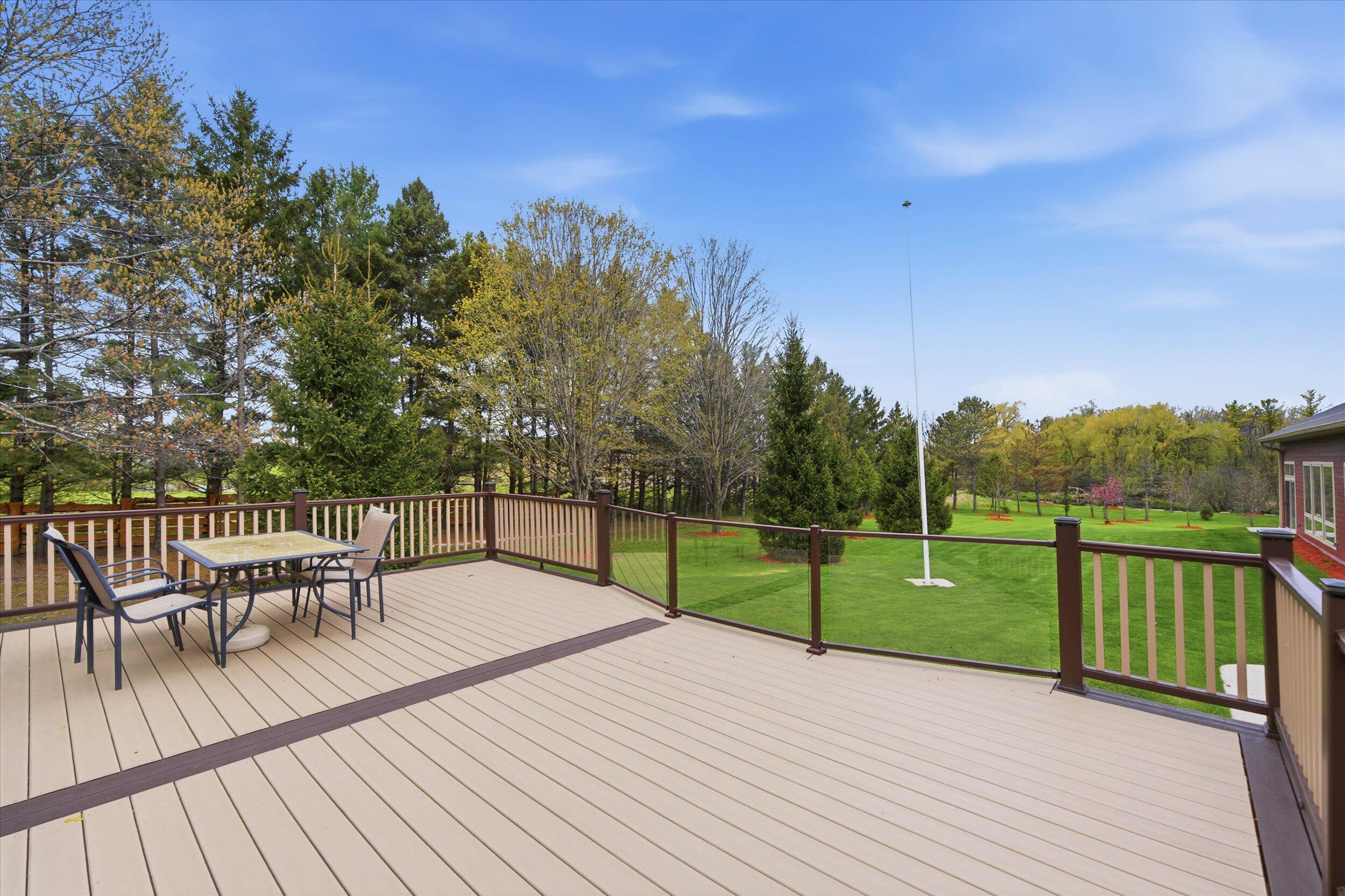 890 County Highway Kewaskum, WI 53040 - Photo 33 of 45 Maint-free raised deck