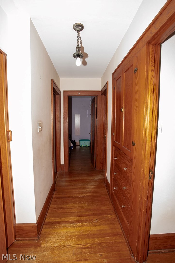 213 Como Street Struthers, OH 44471 - Photo 13 of 25 Upstairs hallway with built in linen closet