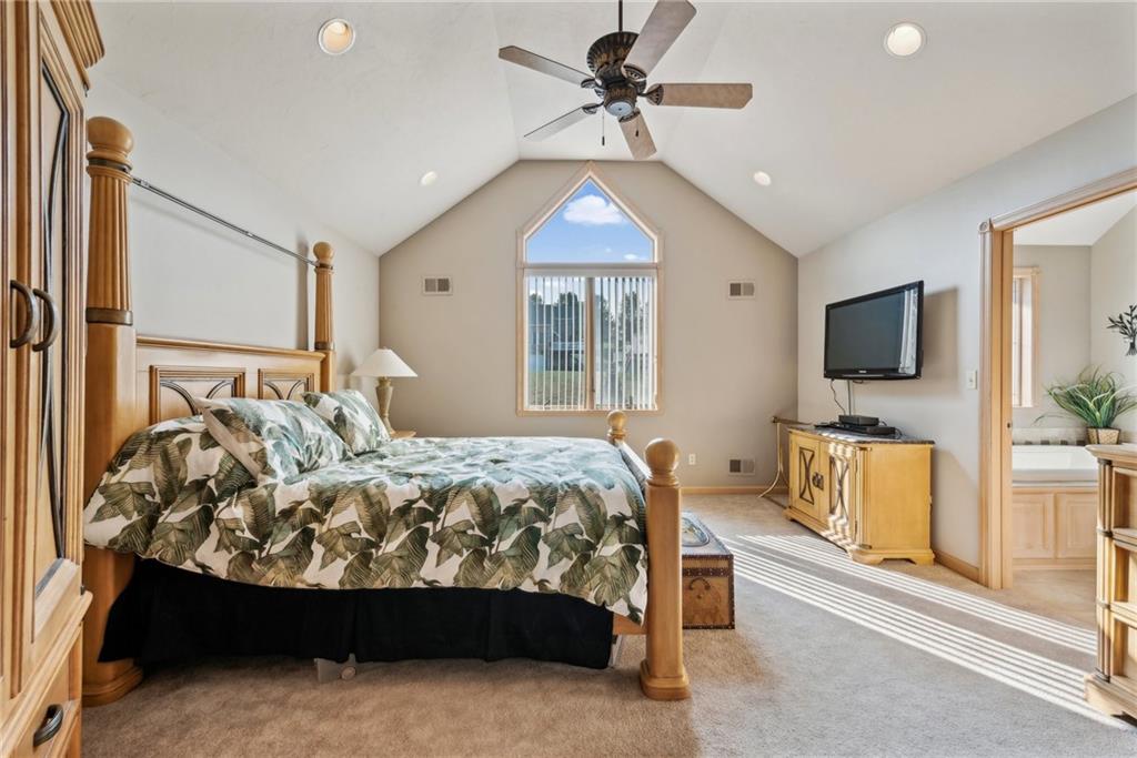 339 Kathy Drive Belle Vernon, PA 15012 - Photo 21 of 48 a bedroom with a bed and a flat screen tv