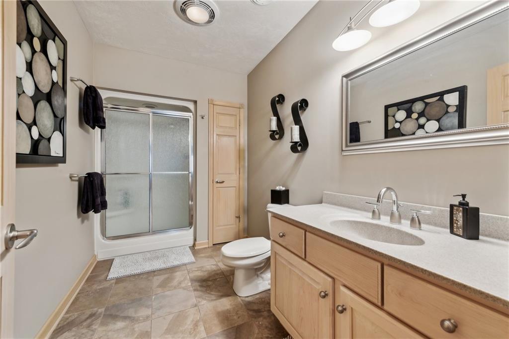 339 Kathy Drive Belle Vernon, PA 15012 - Photo 36 of 48 a bathroom with a sink toilet and shower