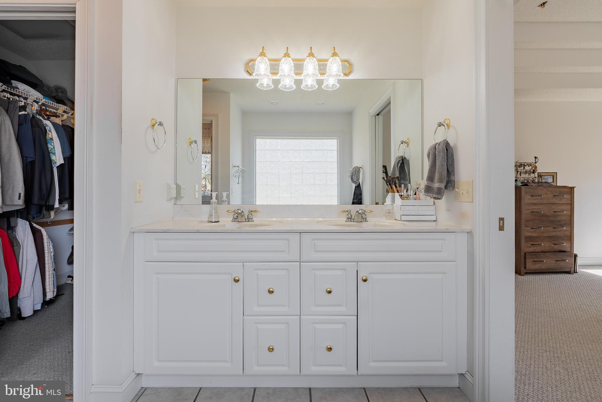 3741 Davis Road Penn Laird, VA 22846 - Photo 34 of 93 a bathroom with a sink vanity and a mirror