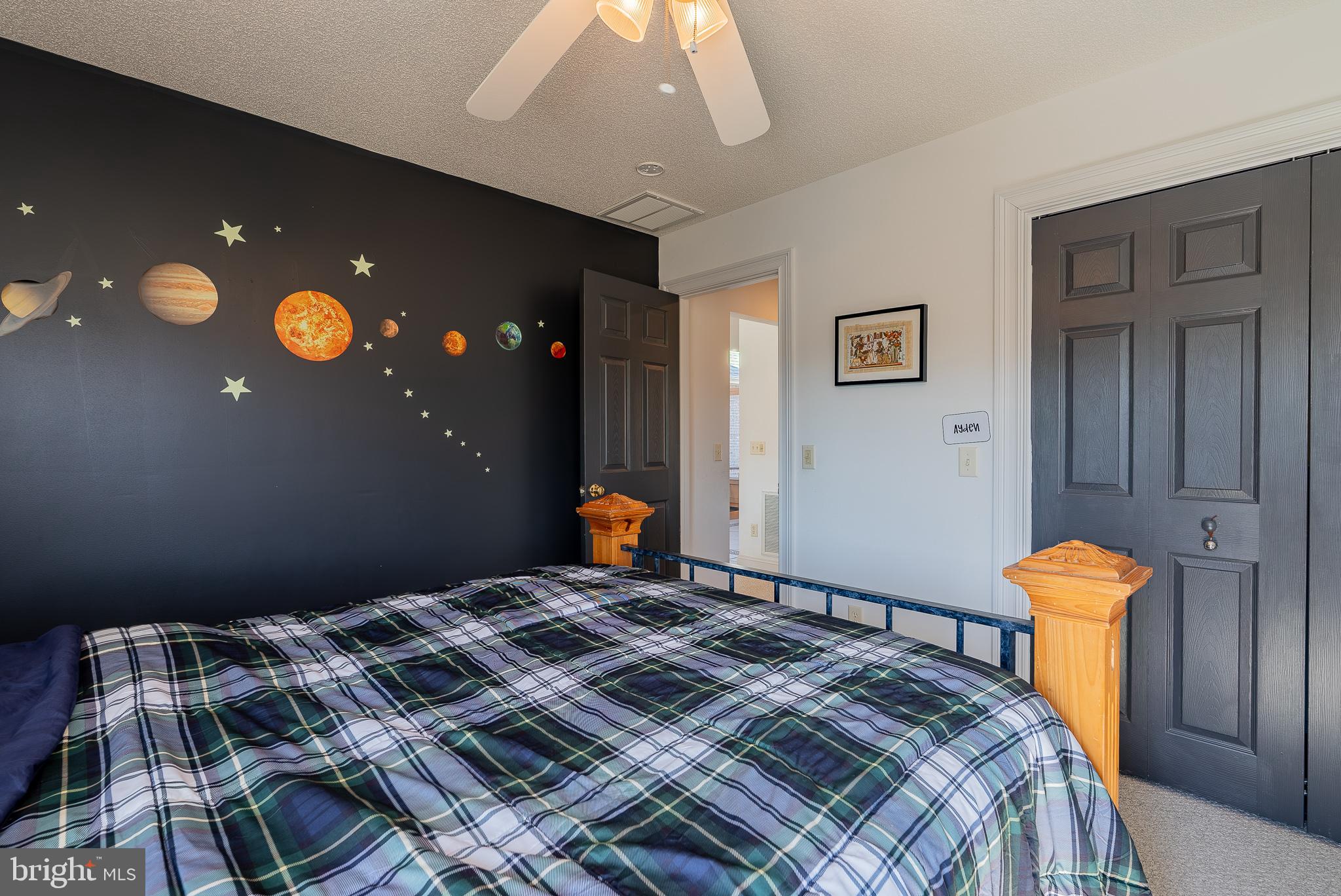 3741 Davis Road Penn Laird, VA 22846 - Photo 39 of 93 a bedroom with a bed and a lamp on the dresser