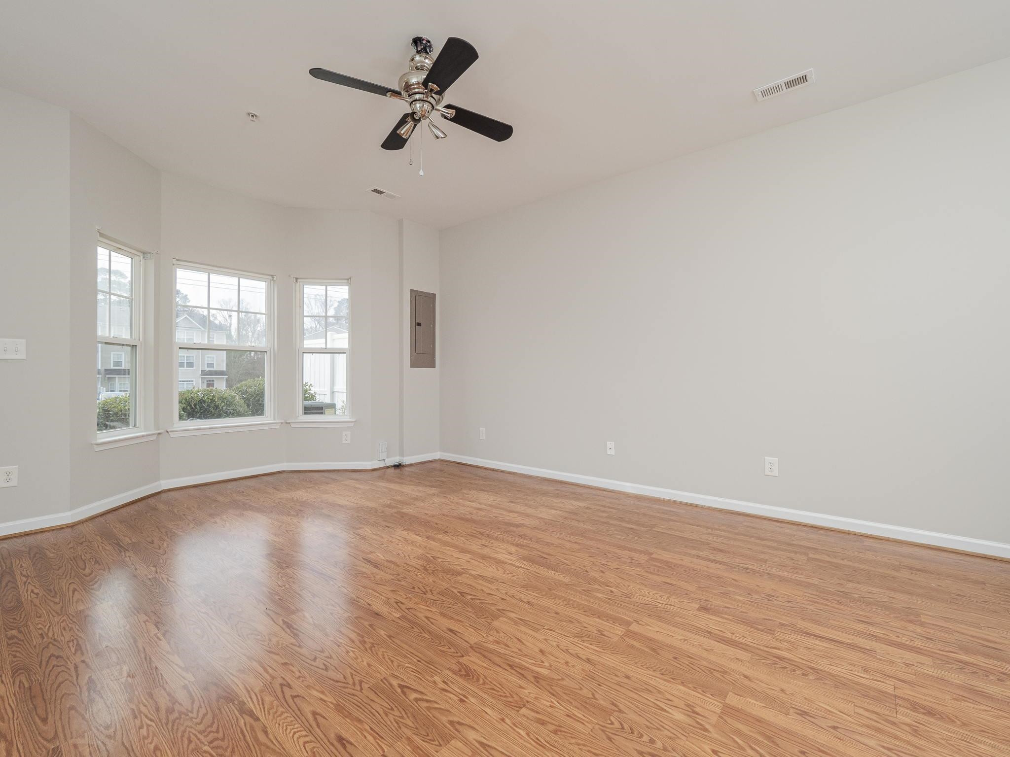 321 Gilman Lane, Unit 104 Raleigh, NC 27610 - Photo 3 of 22 Bright Living Room with Bay Window