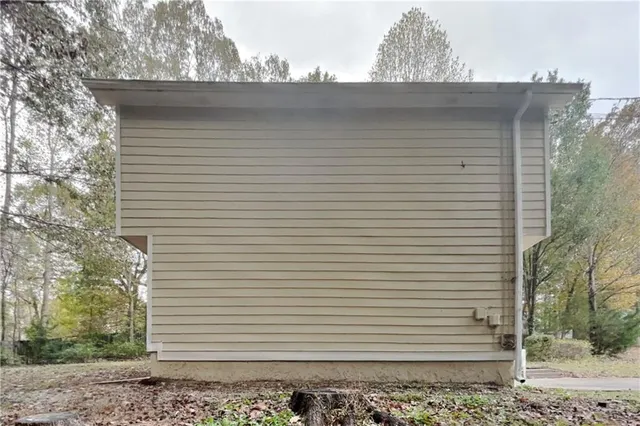 a view of a house with a window