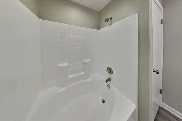 a bathroom with a tub