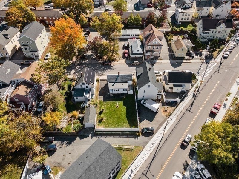 41 Durham Street Lawrence, MA 01843 - Photo 26 of 28 an aerial view of residential houses with yard