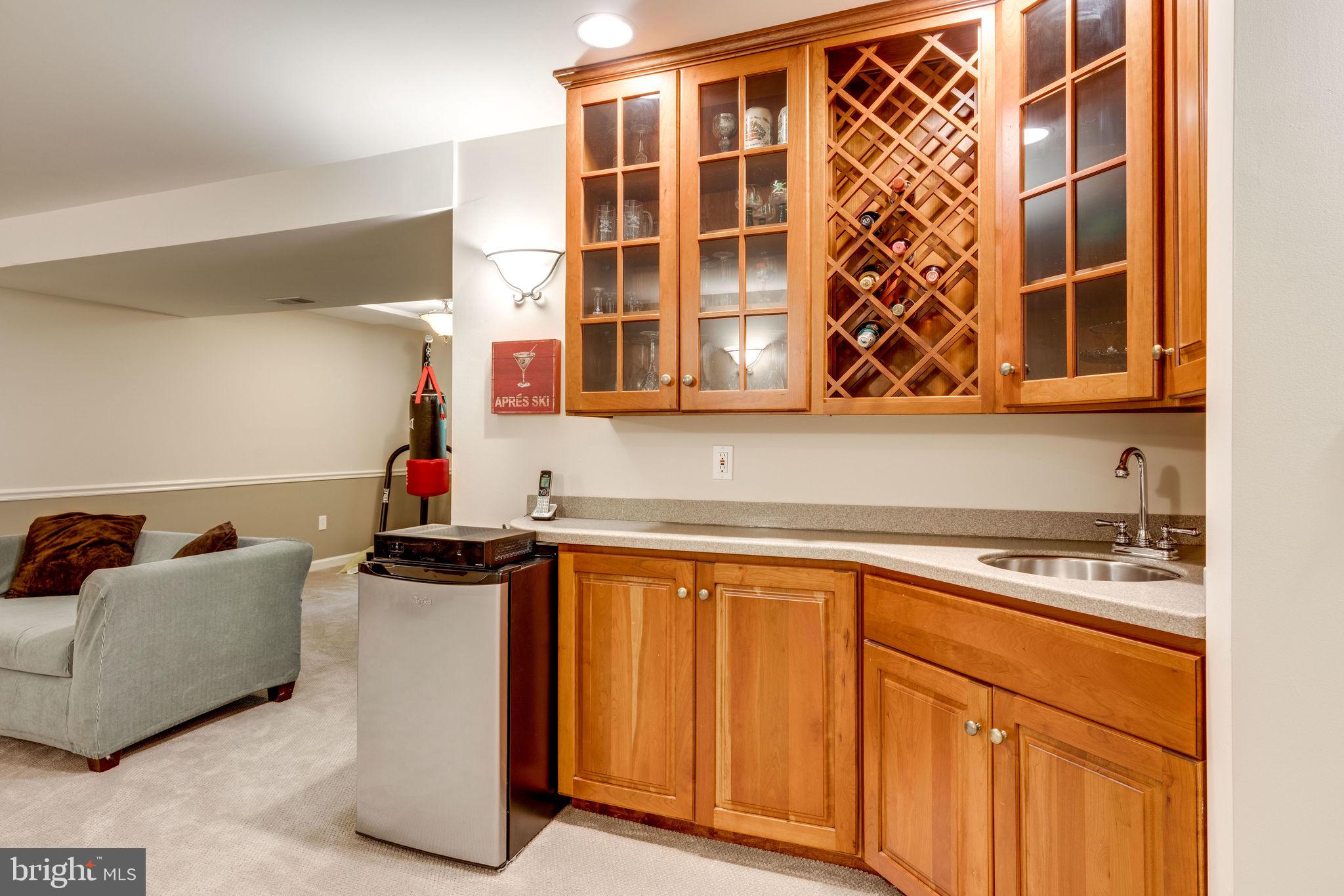 8959 Sycamore Ridge Road Fairfax Station, VA 22039 - Photo 47 of 63 Basement wet bar!