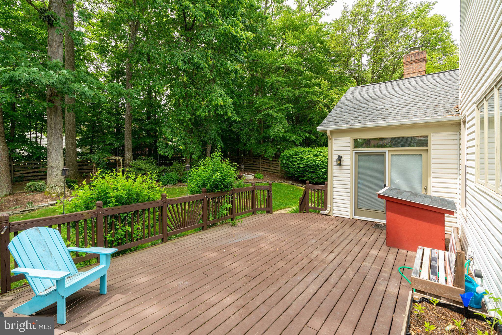8959 Sycamore Ridge Road Fairfax Station, VA 22039 - Photo 55 of 63 Backyard deck! Two entrances inside.
