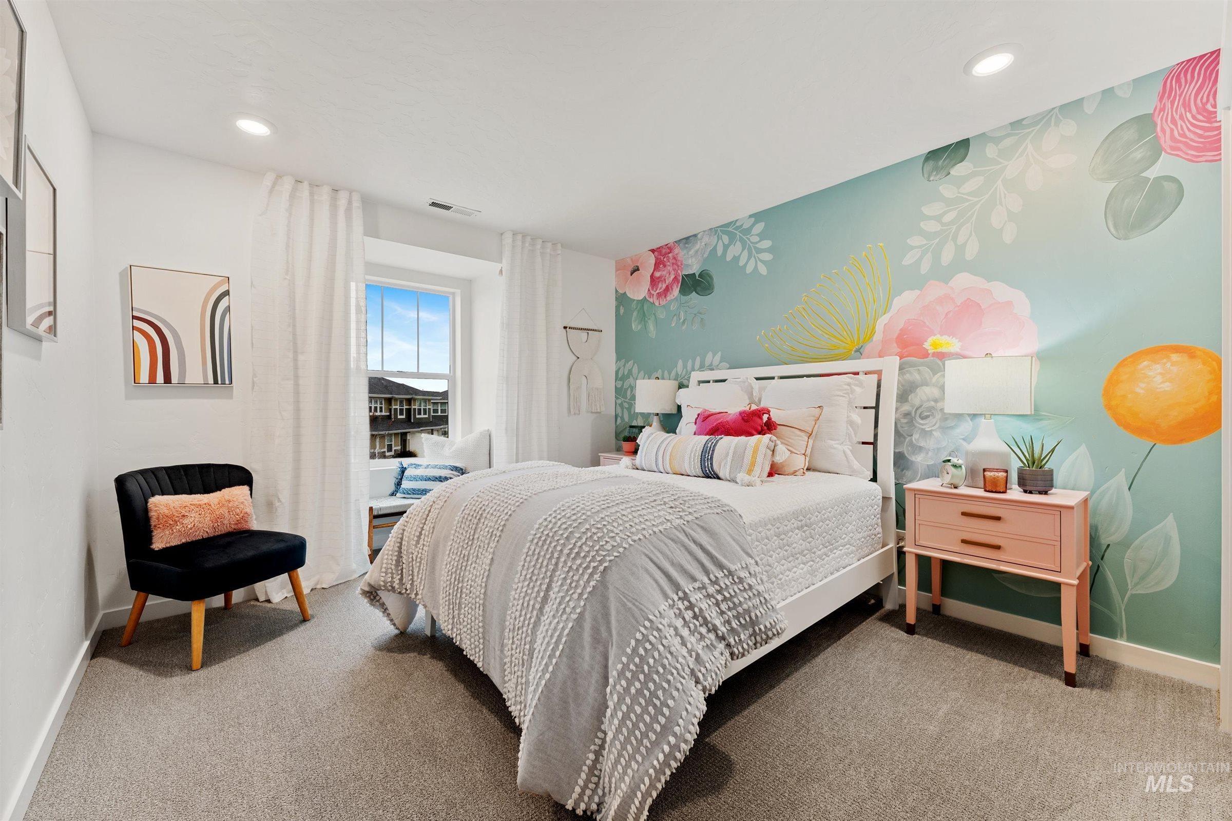 4149 South Colditz Way Meridian, ID 83642 - Photo 24 of 42 Bedroom with light carpet and recessed lighting